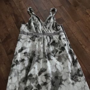 3 Suisses Maxi Dress- Gray- Size L